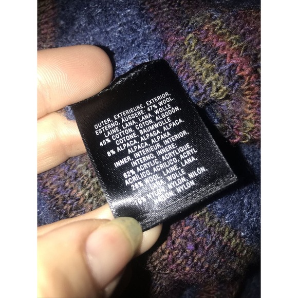 Anthropologie Fiets Voor Cotton/Alpaca Blend Long Sleeve Cardigan Sweater Size M - Picture 8 of 8
